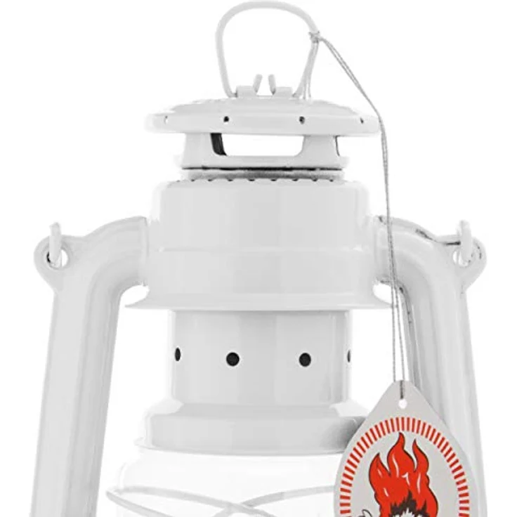 Feuerhand Sturmlaterne Baby Special 276 - Made in Germany seit 1893 - Petroleumlampe aus pulverbeschichtetem Stahl und bruchsicherem Glas - Weiß – Bild 3