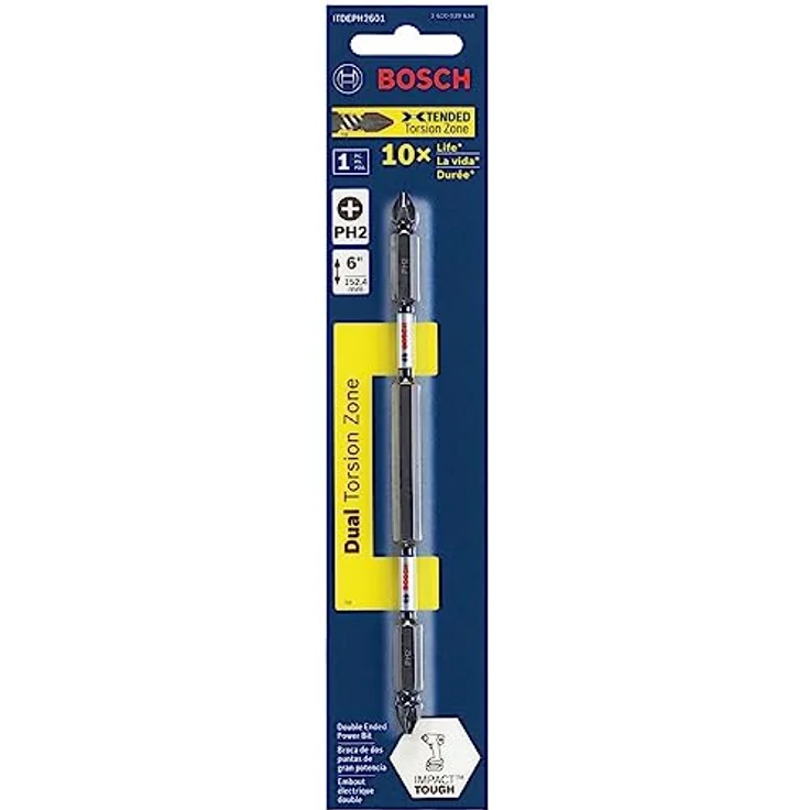 Bosch ITDEPH2601 6 In. Phillips #2 Double-Ended Impact Tough Screwdriving Bit – Bild 2