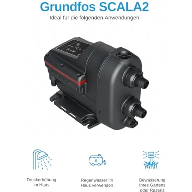 Grundfos WATER PUMP SCALA2 3-45, leistungsstarke Wasserpumpe mit 550W Motor – Bild 2