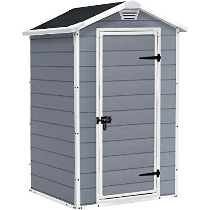 Keter Gerätehaus Manor 4x3, Grau, 1,8m³ – Bild 1
