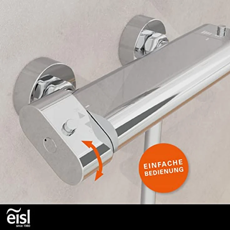 EISL Thermostat Duscharmatur CARNEO, Chrom – Bild 3