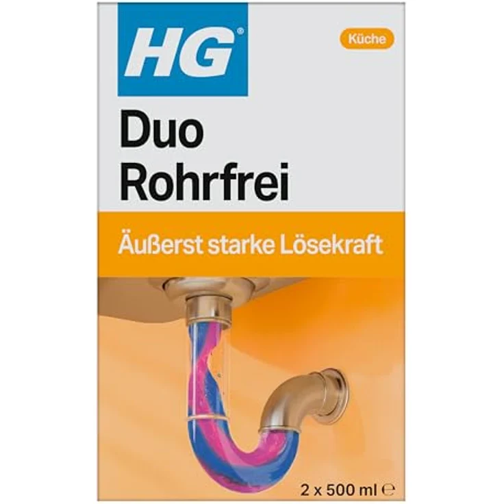 HG Duo-Rohrfrei 2 x 500 ml - EXTREM STARK! TOP WIRKUNG ! – Bild 2