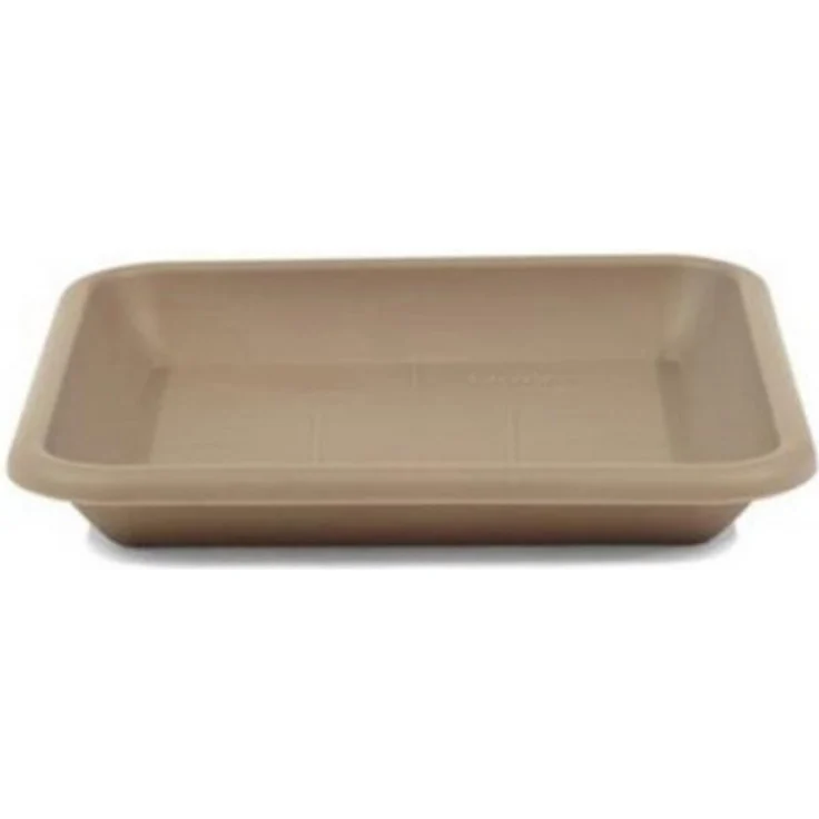 Greemotion Blumentopfuntersetzer Jana taupe, 20 x 20cm, wasserdicht und frostsicher – Bild 1