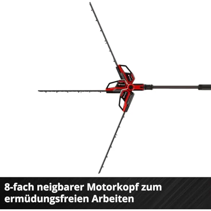 Einhell Akku-Multifunktionswerkzeug GP-HC 18/5020 Li T BL-Solo, 2-in-1 mit Heckenschneider und Hochentaster, bürstenloser Motor, teleskopierbar, ohne Akku und Ladegerät – Bild 7