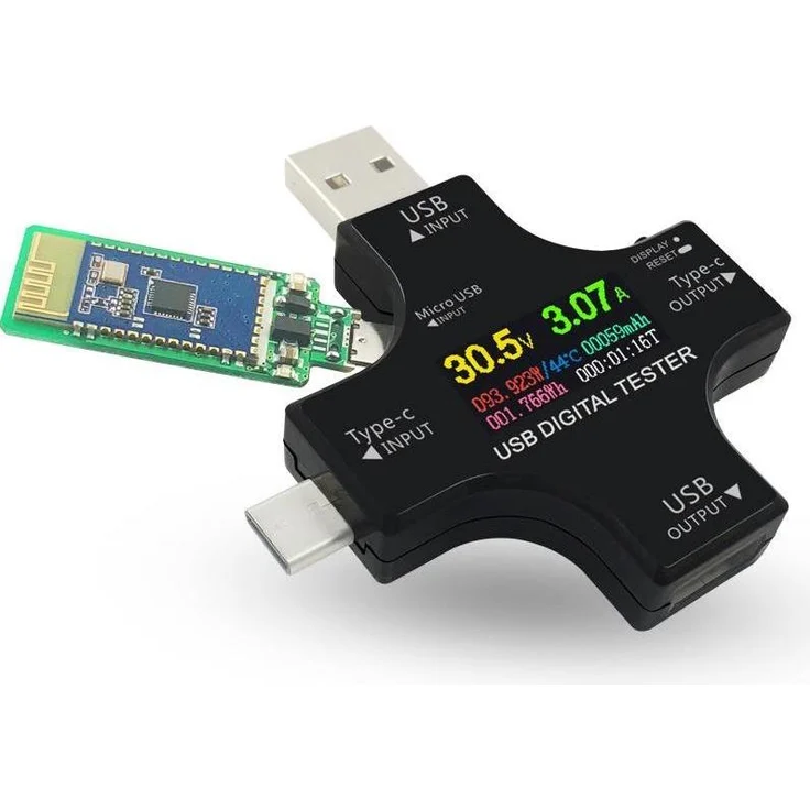 Allnet Multimeter Powermeter/Voltmeter, USB PD-Leistungsmessmodul mit Android- und Windows-App Unterstützung