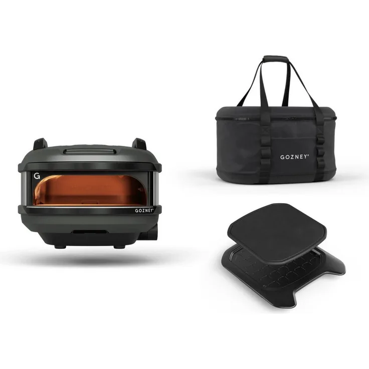 GOZNEY° Gozney Tread Pizzaofen, kompaktes Gasgerät mit 500°C in 15 Minuten, inklusive Transporttasche und Roof Rack