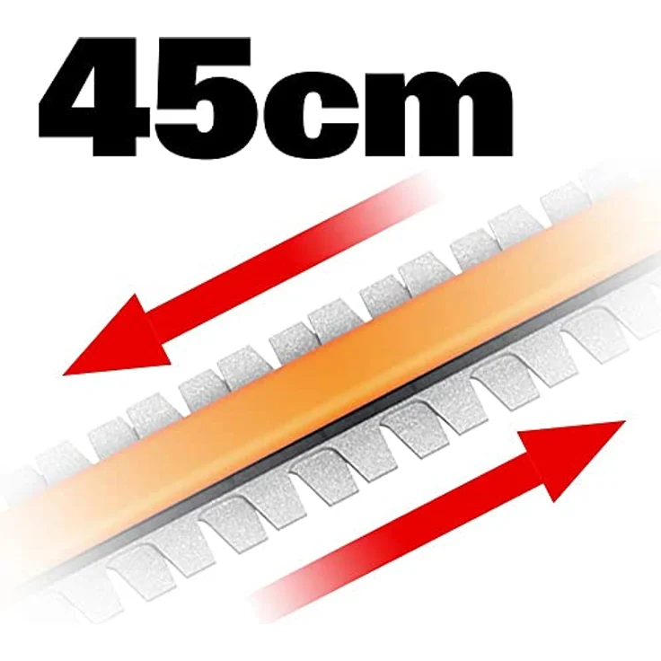 WORX WG252E 18 V (20 V MAX) Akku-Teleskop-Heckenschere PowerShare, 2-in-1 Multifunktion, 45 cm Schnittlänge, 20 cm Hochentaster, inkl. 2,0 Ah Akku und Schnellladegerät – Bild 6