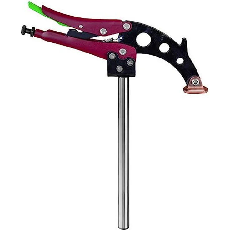 Piher TGA Schnellspannzange Schiene Ø 16 mm, verstellbarer Schnellspanner für Schweißtische und Holzwerkbänke – Bild 1