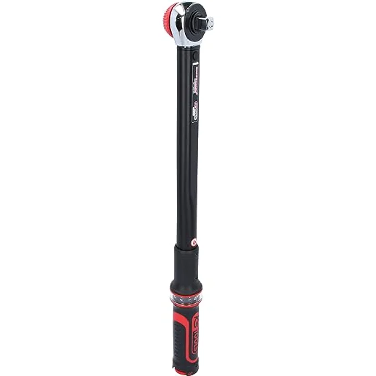 KS Tools Ratschen-Drehmomentschlüssel, 1/2" mit doppelter Skala (20 Nm - 200 Nm), präzise Auslösegenauigkeit – Bild 4