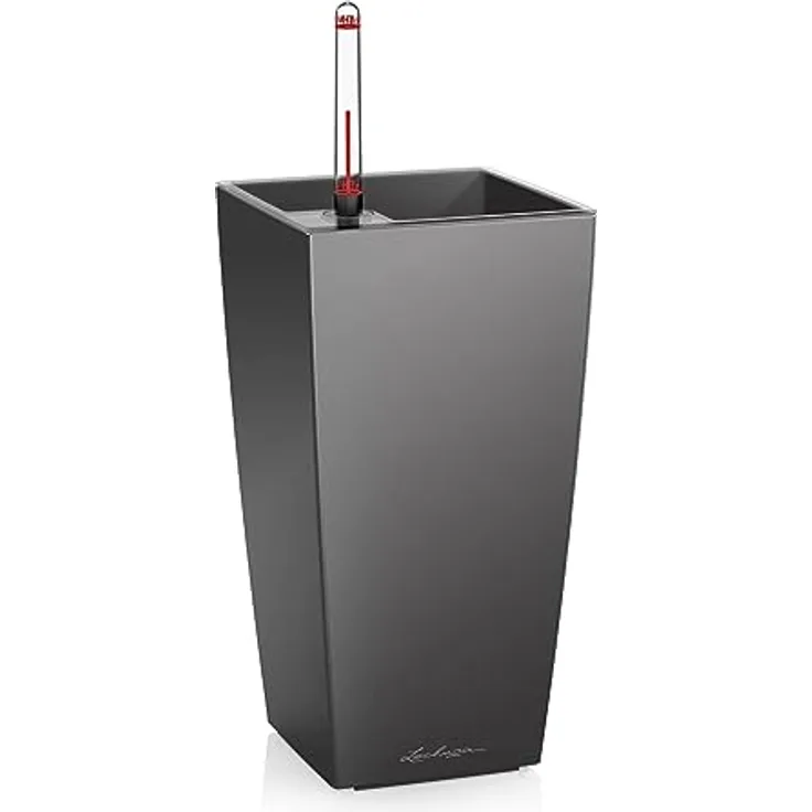 LECHUZA MINI-CUBI anthrazit metallic 18123