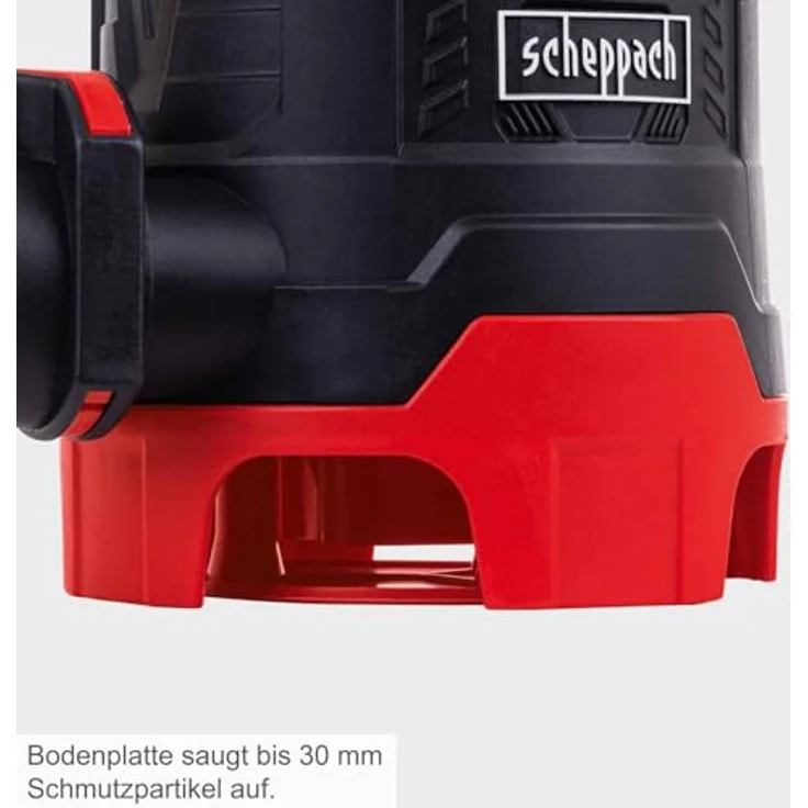 Scheppach DWP400 Schmutzwassertauchpumpe, 400W, 9000 L/h Fördermenge, 6m Förderhöhe, 7m Tauchtiefe, 30mm Partikelgröße – Bild 7