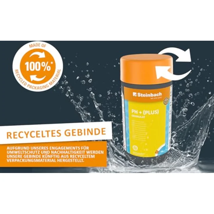 Steinbach Poolchemie pH plus Granulat, 1 kg, pH-Regulierung, 0753201TD08 – Bild 4