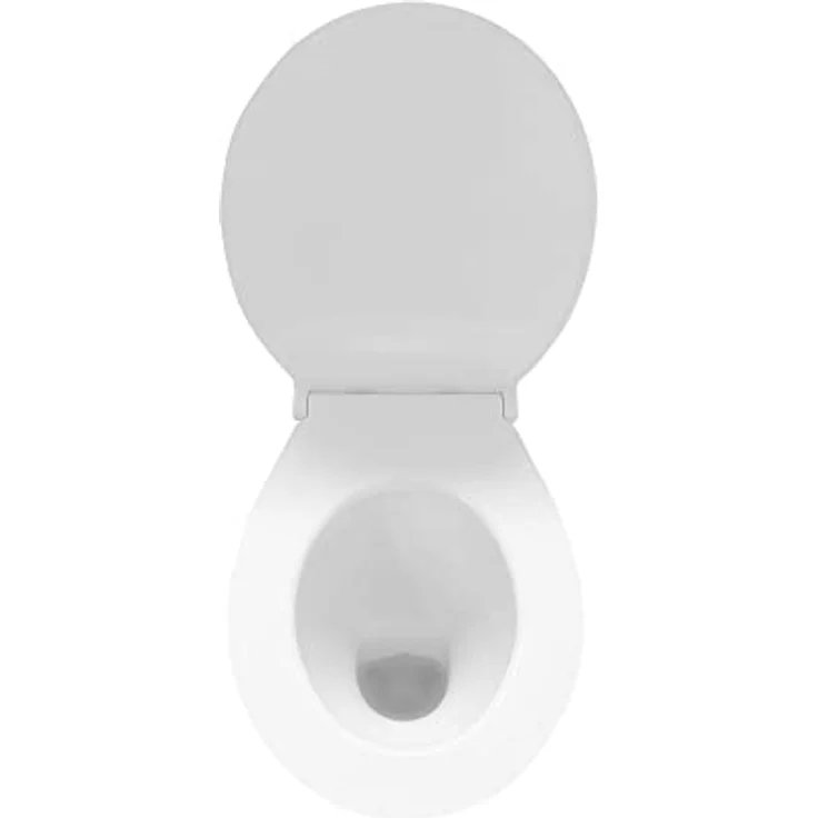 Belvit Tiefspül-WC BV-SW4001+BV-D0400, Stehend, Abgang senkrecht, Weiß + Softclose – Bild 5