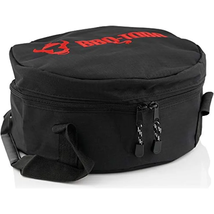 BBQ-Toro Dutch Oven Tragetasche für Gusseisen Topf | Aufbewahrungstasche | schwarz | Tasche für Dutch Oven (Tasche für 6 und 9 QT Dutch Oven)