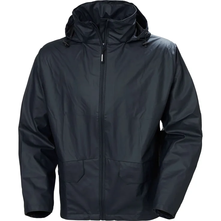 Helly Hansen Regen- und Matschjacke VOSS JACKET (1-St), wasserdicht, reflektierende Elemente, schwarz