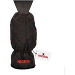 NIGRIN Performance Eiskratzer Eisschaber mit ergonomischem Softgriff und Handschuh, silbergrau