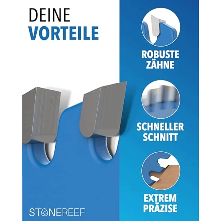 STONE REEF Kreissägeblatt Parent (Ø260X30), langlebig, passend für gängige Sägen, für verschiedene Materialien geeignet, robust - für präzise Schnittergebnisse – Bild 4