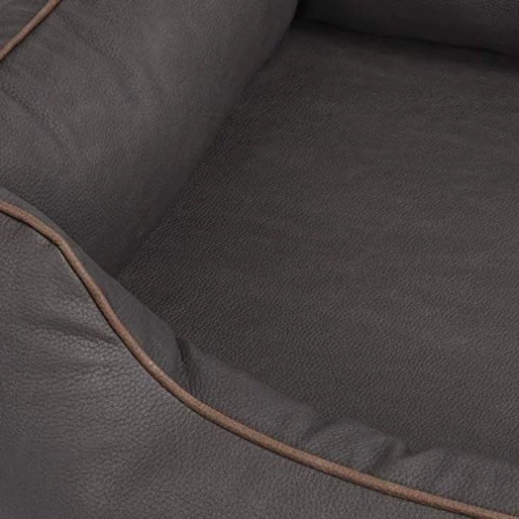 Knuffelwuff Orthopädisches Hundebett Rockland XXL 120 x 85cm Schwarz - abnehmbarer Bezug - leicht zu reinigen – Bild 3