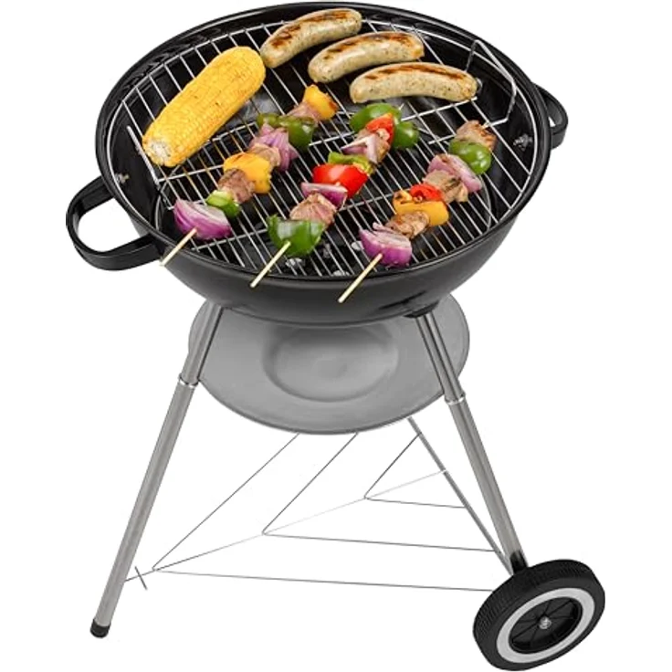 Tepro Holzkohlen Kugelgrill Key West, Mehrfarbig, Grillfläche 41,5 cm – Bild 8