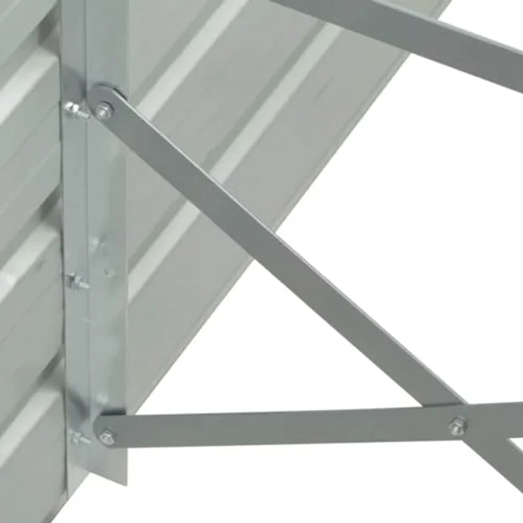 vidaXL Hochbeet 320 x 40 x 77 cm Verzinkter Stahl Anthrazit – Bild 5