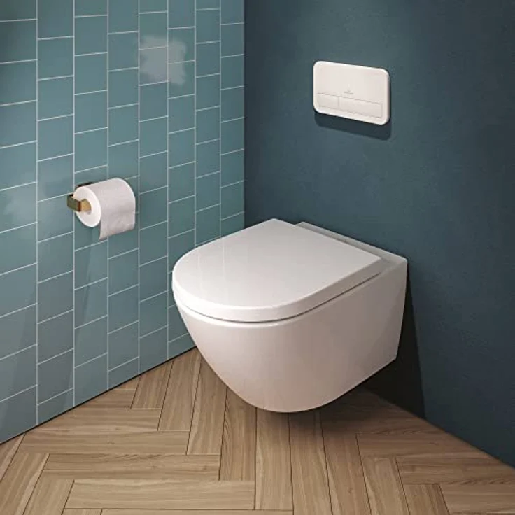 Villeroy & Boch Subway 3.0 WC-Sitz 37,4x43,8x4,3 cm Weiß Alpin Antibakteriell – Bild 3