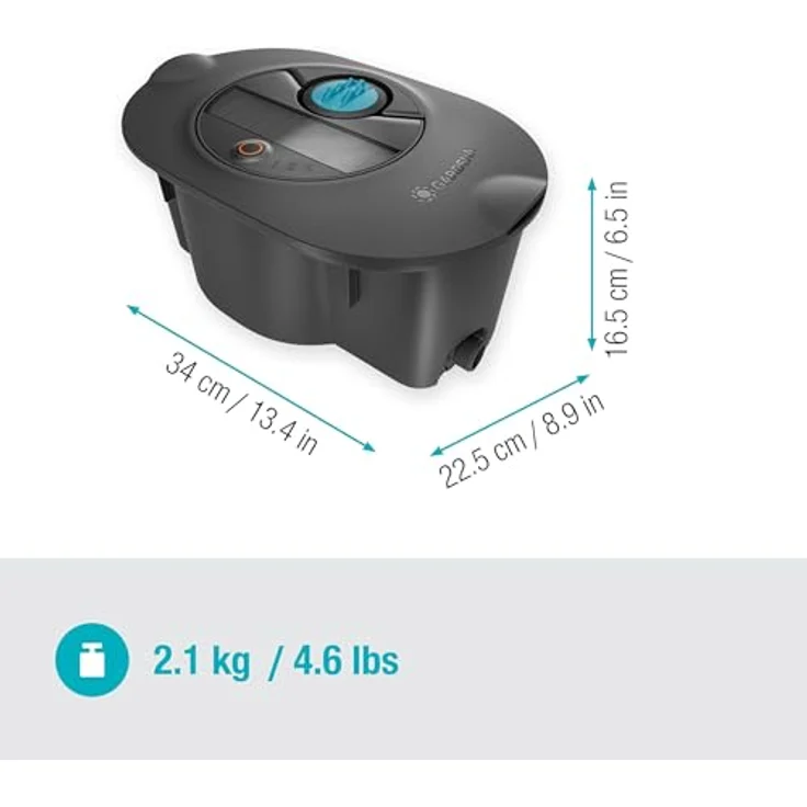 GARDENA AquaPrecise Bewässerungssteuerung, solarbetriebene All-in-One Lösung für Rasenflächen bis 320 m² mit Bluetooth App, unterirdisch installierbar – Bild 12
