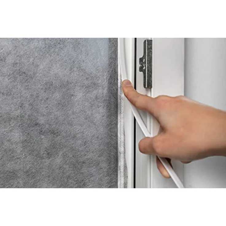 Schellenberg 70473 3er-Set Pollenschutzvlies für Fliegengitter Fenster Easy Click, 130 x 150 cm, Ersatz für Pollenschutzgitter, Weiß – Bild 3