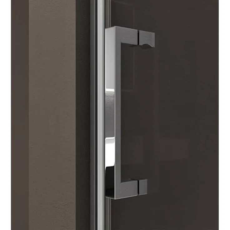 doporro Teramo36K Duschtür Nischentür 80x195cm, ESG-Sicherheitsglas Klarglas mit Hebe- und Senkmechanismus und NANO-Beschichtung – Bild 5