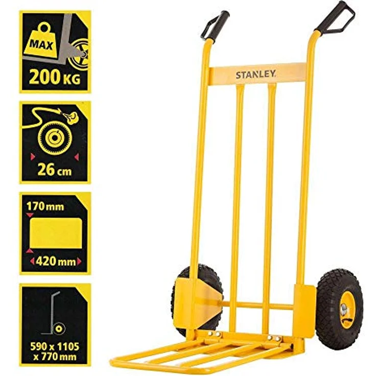 Stanley Sackkarre aus Stahl, 200 Kg, SXWTD-HT535 – Bild 2