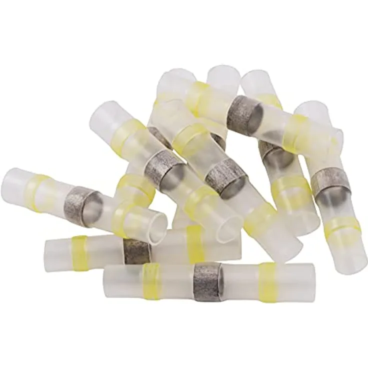 Lötverbinder McPower, Ø6mm - gelbe Markierung, 4,0-6,0mm² Kabel, 10er-Pack