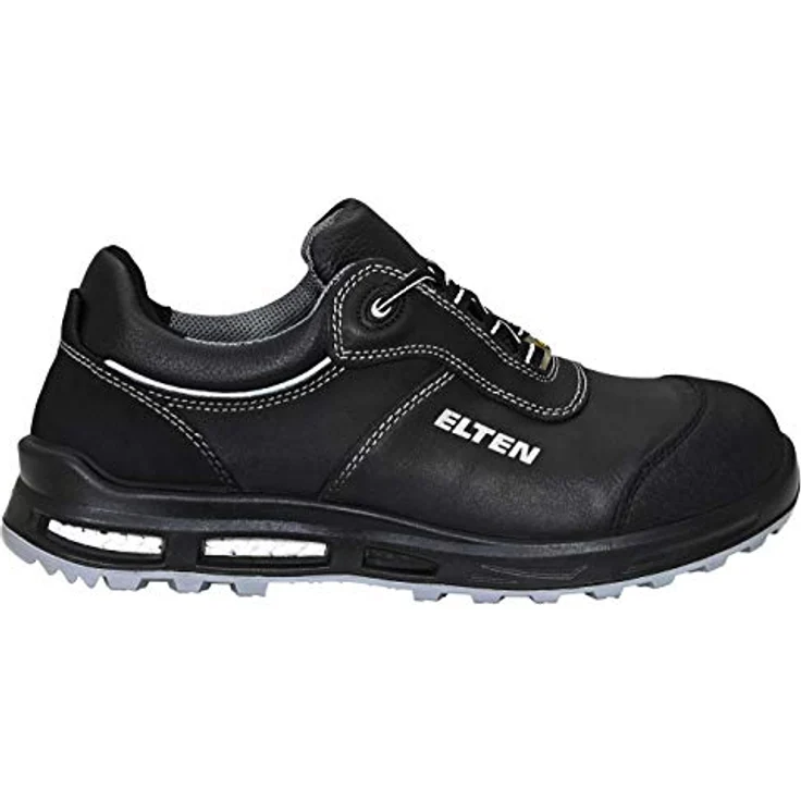 ELTEN REACTION XXT Low ESD S3S Sicherheitsschuh, Rindleder, atmungsaktives Textilfutter, PU/PU Sohle WELLMAXX TRAINERS – Bild 6