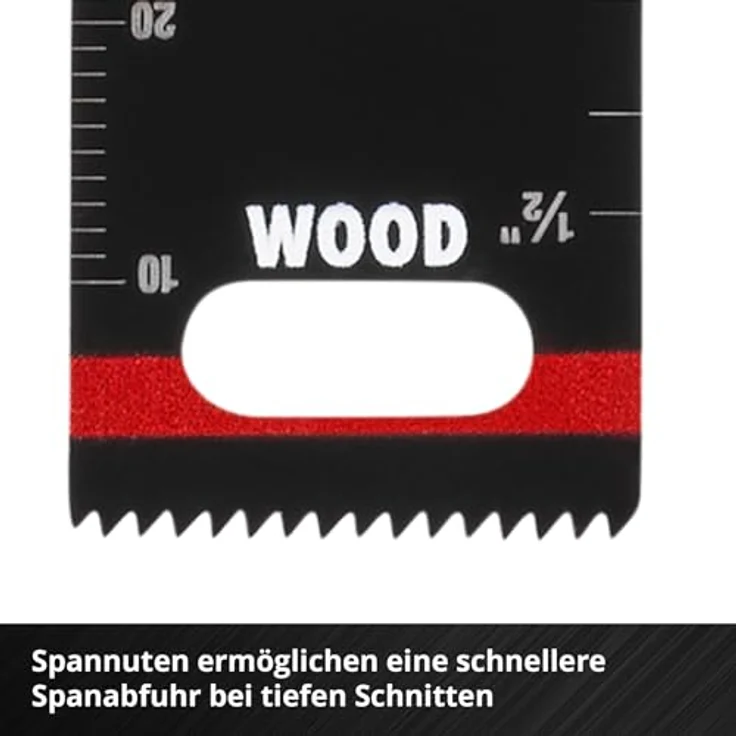 Einhell Tauchsägeblatt aus Kohlenstoffstahl, 48 mm Eintauchtiefe, mit PTFE-Finishing und Schnellwechselfunktion für Holzverarbeitung – Bild 4