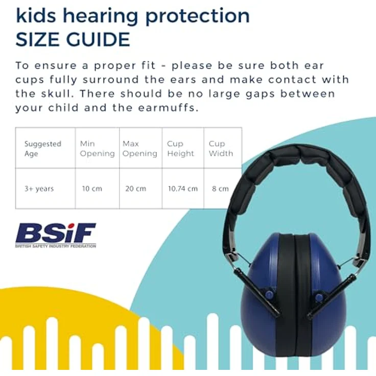 Baby Banz Earmuff Kidz, Gehörschutz für Kinder 3+ Jahre, adjustable Kopfbügel, SNR 26dB – Bild 6