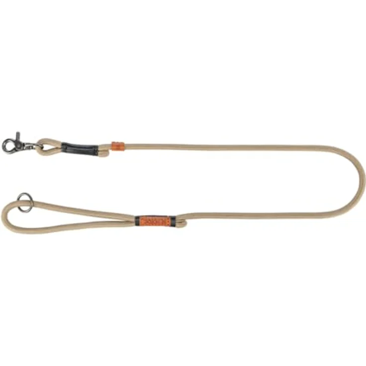TRIXIE Hundeleine BE Nordic Leine S–M, 1,00 m ø 8 mm in Sand/schwarz - Hundeleine mit nordischem Charme - für kleine bis mittelgroße Hunde - 17204 – Bild 1
