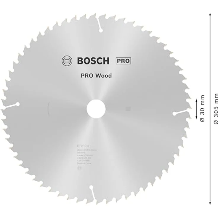 Bosch Professional Kreissägeblatt Optiline Wood (für Holz, 305 x 30 x 2,5 mm, 60 Zähne, Zubehör Kreissäge) – Bild 3