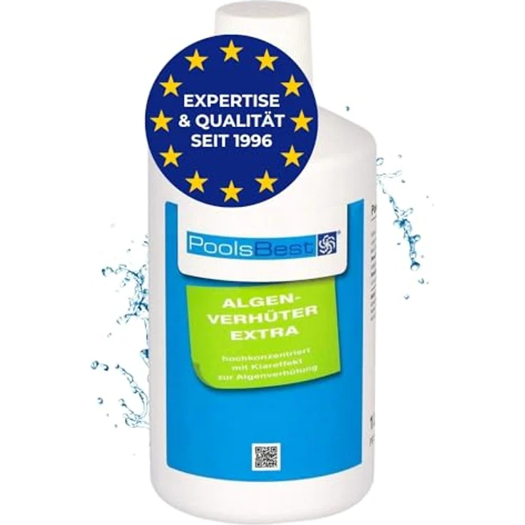 1 l - PoolsBest® Algenverhüter extra - hochkonzentriert & schaumfrei – Bild 2