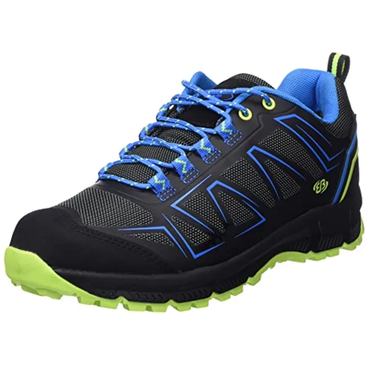 Brütting Unisex Mount Kimball Cross-Laufschuhe, schwarz/blau/Lemon, 46 EU