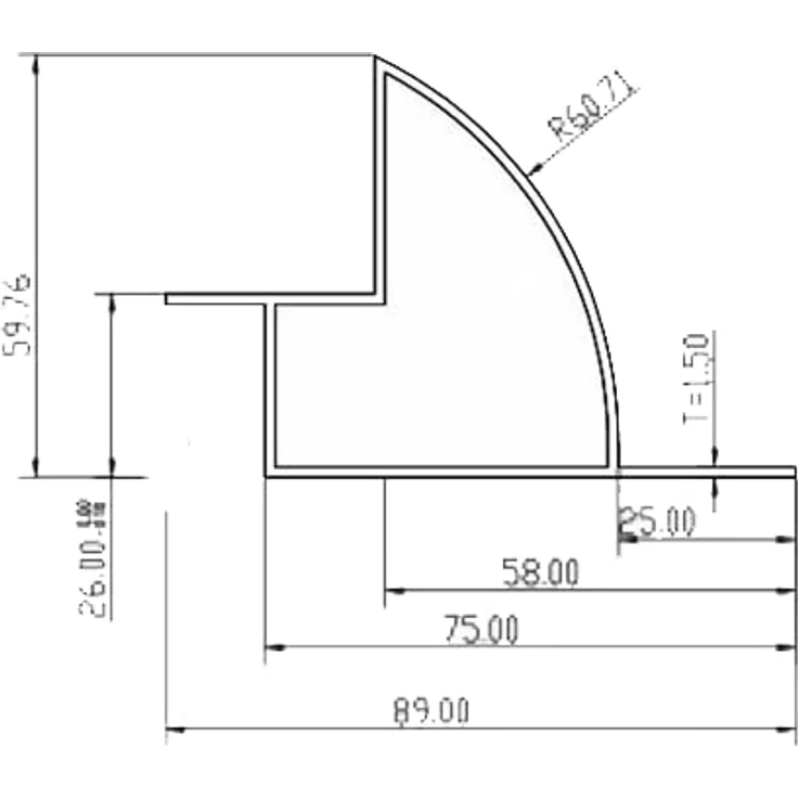 enjoy solar Solarmodul Halterung Aluminium 550mm, Haltespoiler Dachführung Silber, optimal für Wohnmobile, Caravans und Boote – Bild 2