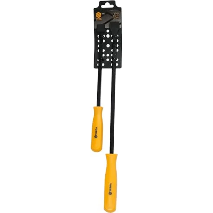 VOREL Stemmhebel-Satz 2-tlg, Montagehebel aus 40Cr-Stahl, 305 mm & 450 mm lang, ergonomische Griffe mit Kunststoffüberzug – Bild 4