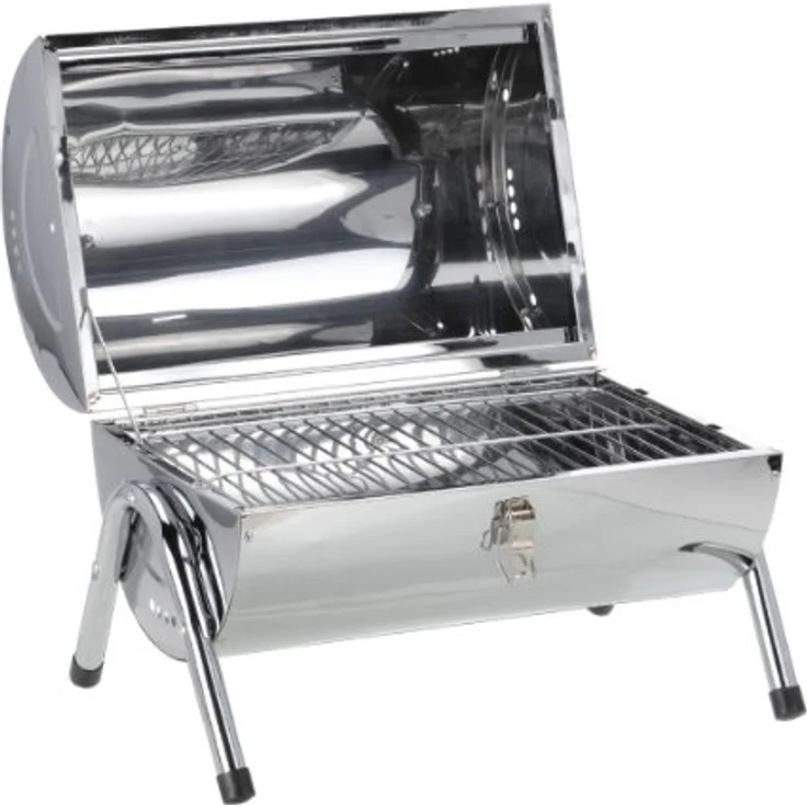 Edelstahl-Grilltonne BBQ Grill Camping Grill – Bild 3