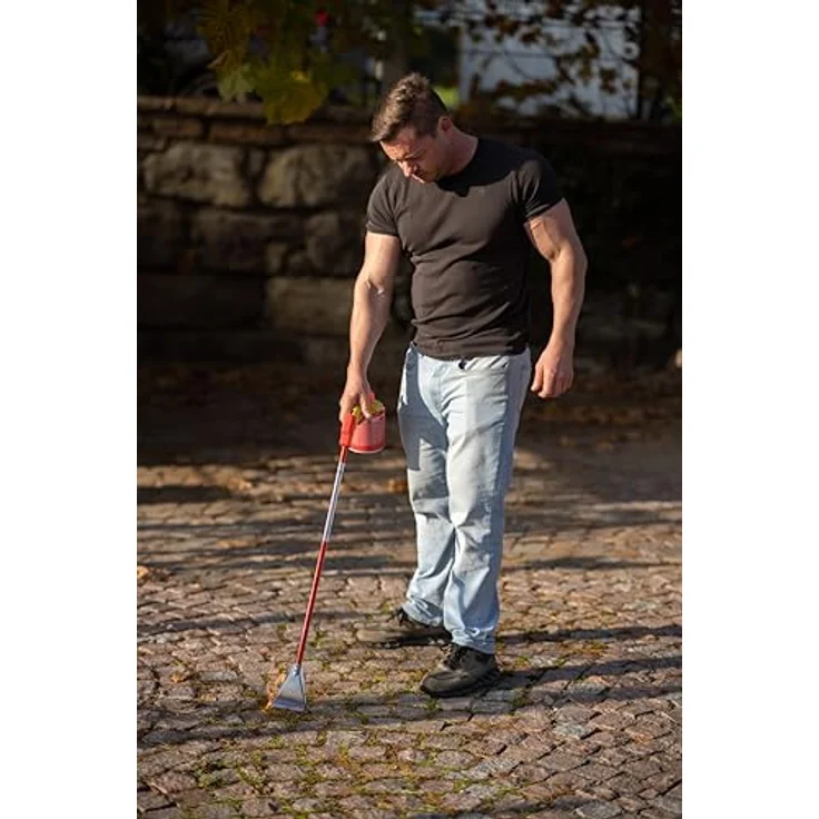 Rothenberger Industrial Ökogärtner Premium, Garten-Multifunktionsgerät mit 10 cm Brenner und 8x Topgas 450 Kartusche – Bild 6