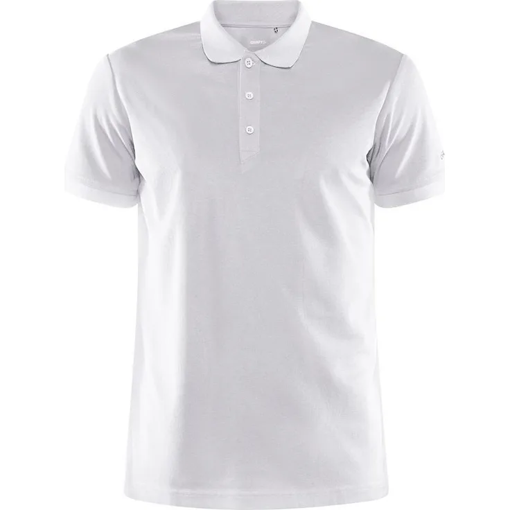 Craft Poloshirt Core Unify Polo Shirt, Recyclingpolyester, Bequeme Passform, Gesticktes Logo, Schwarz