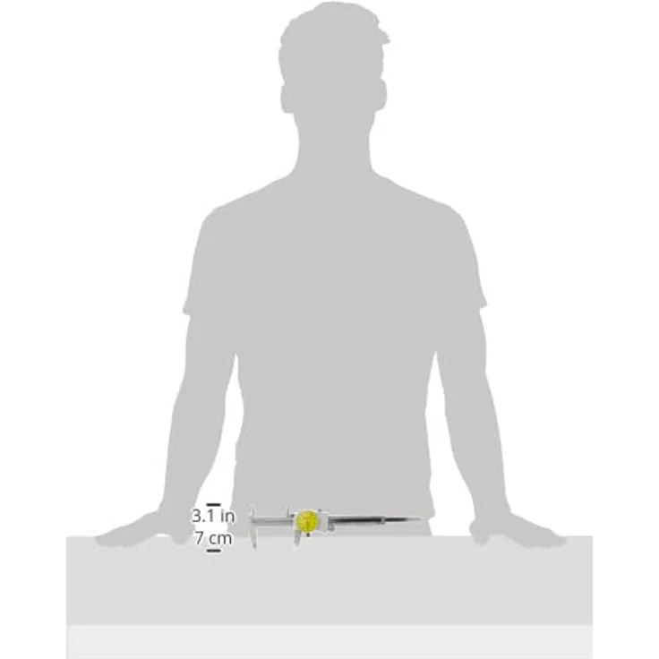 MITUTOYO 505-732 Uhrenmessschieber mit Feststellschraube, Type:, Messbereich 0-150 mm – Bild 3
