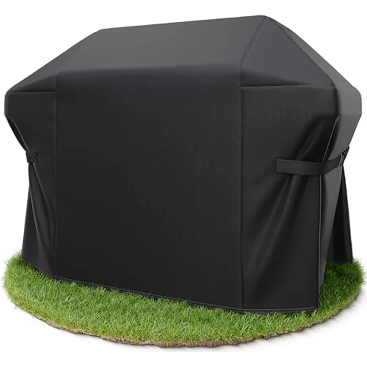 AMZBBQ® Premium Grillabdeckung, wetterfest 170 x 120 x 75 cm, 100% wasserdicht und reißfest für Weber Genesis II 400-Serie/LX 400-Serie/Summit 400-Serie – Bild 1