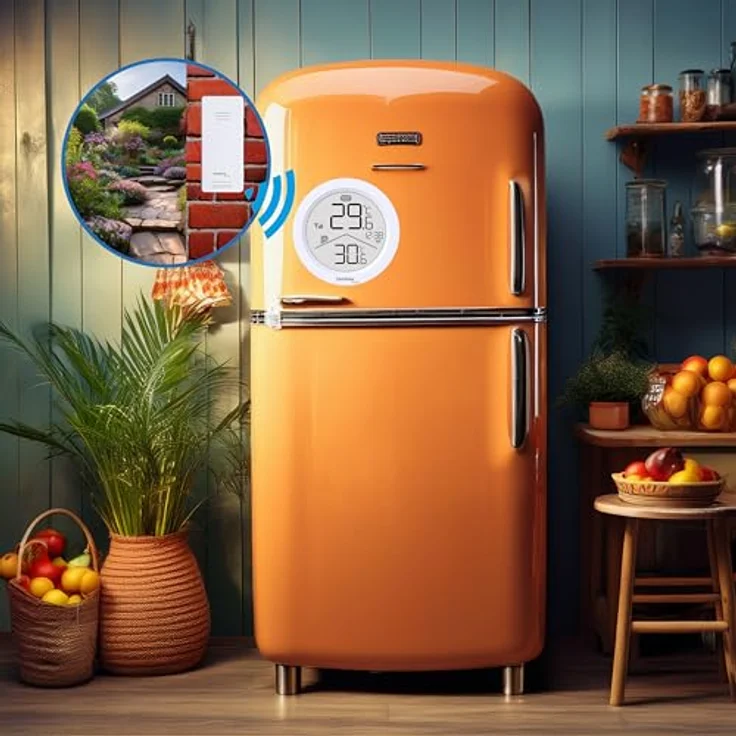 TECHNOLINE WS 9168 Temperaturstation mit integrierter Quarzuhr, Innen- und Außentemperaturanzeige, MIN/MAX-Funktion, flexibel einsetzbar in Schwarz – Bild 6