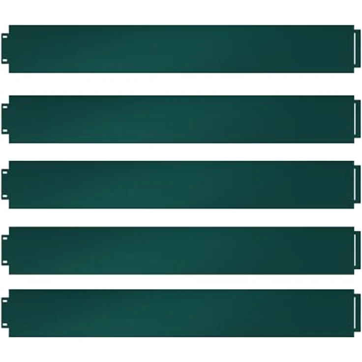 Serina Rasenkante, Grün, 100 x 18 cm 25 Meter - Metall, verzinkte Kanten, unbegrenzte Verlängerungsmöglichkeiten – Bild 1