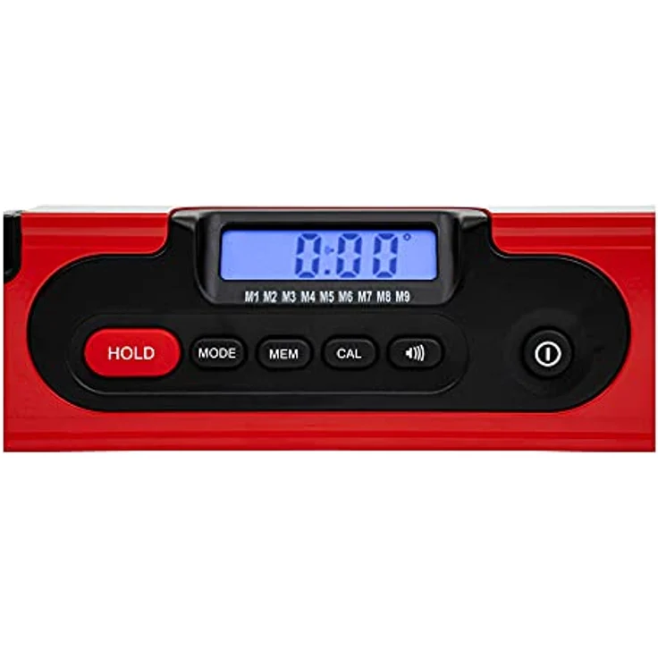 STIER Digitale Wasserwaage, SDW-600 LCD-Display, ±0,2°, 60 cm, vertikal & horizontal einsetzbar, HOLD-Funktion – Bild 4