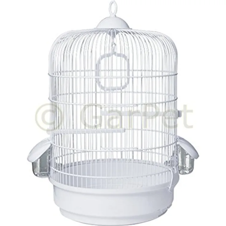Vogelkäfig Papagei Vögel Kanarien Wellensittich Käfig Papageienkäfig rund