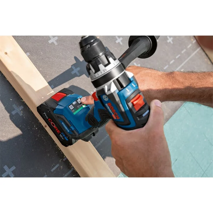 Bosch Professional GSR 18V-150 C Akku-Bohrschrauber BITURBO 150 Nm 2x Akku ProCORE 8,0Ah L-Boxx 136 mit Schnellladegerät – Bild 3