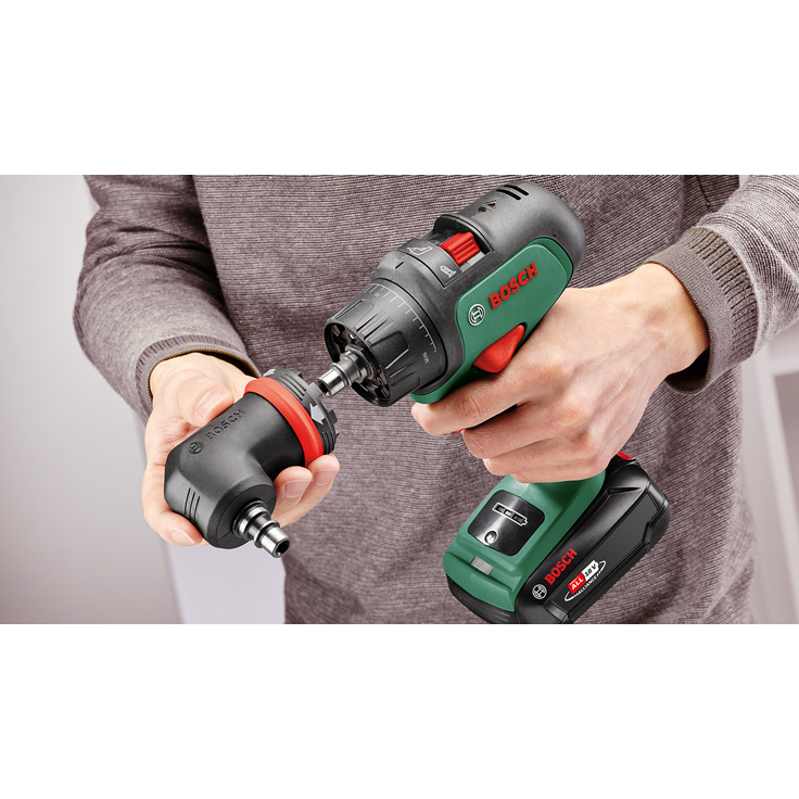 Bosch Advanced Impact 18 06039B510B Power for All 18V Akku-Schlagbohrschrauber 2 x 2,5 Ah mit Akku mit Ladegerät mit Tragekoffer mit 3 Aufsätzen – Bild 6